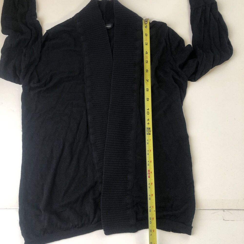 Banana Republic  Womens Medium Open Cardigan Linen Blend Size Medium - Picture 6 of 13